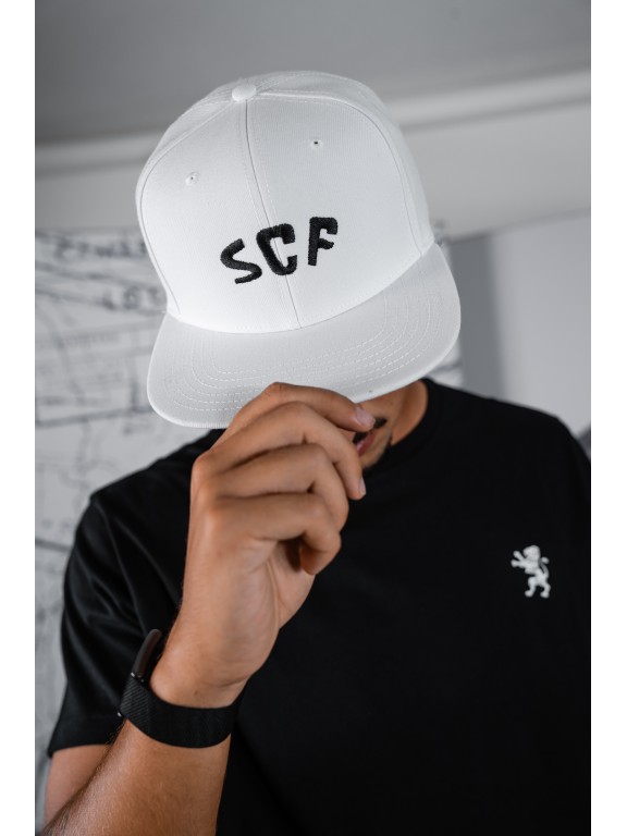 Boné "SCF 1910" Flatcap (Branco)