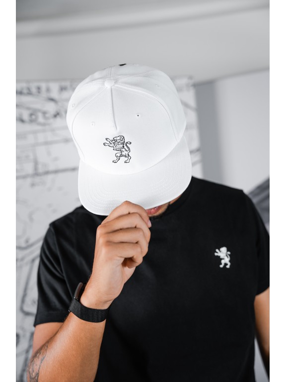 Boné "LEÃO" Curvo (Branco)