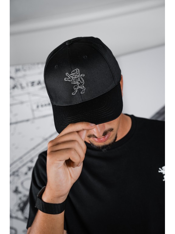 Boné "LEÃO" Curvo (Preto)