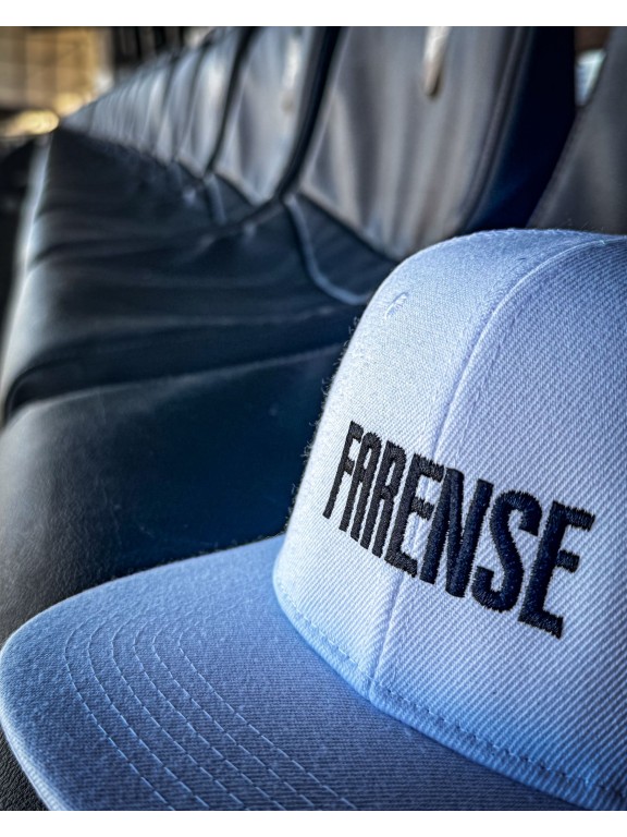 Boné "FARENSE" Flatcap Trucker (Branco)